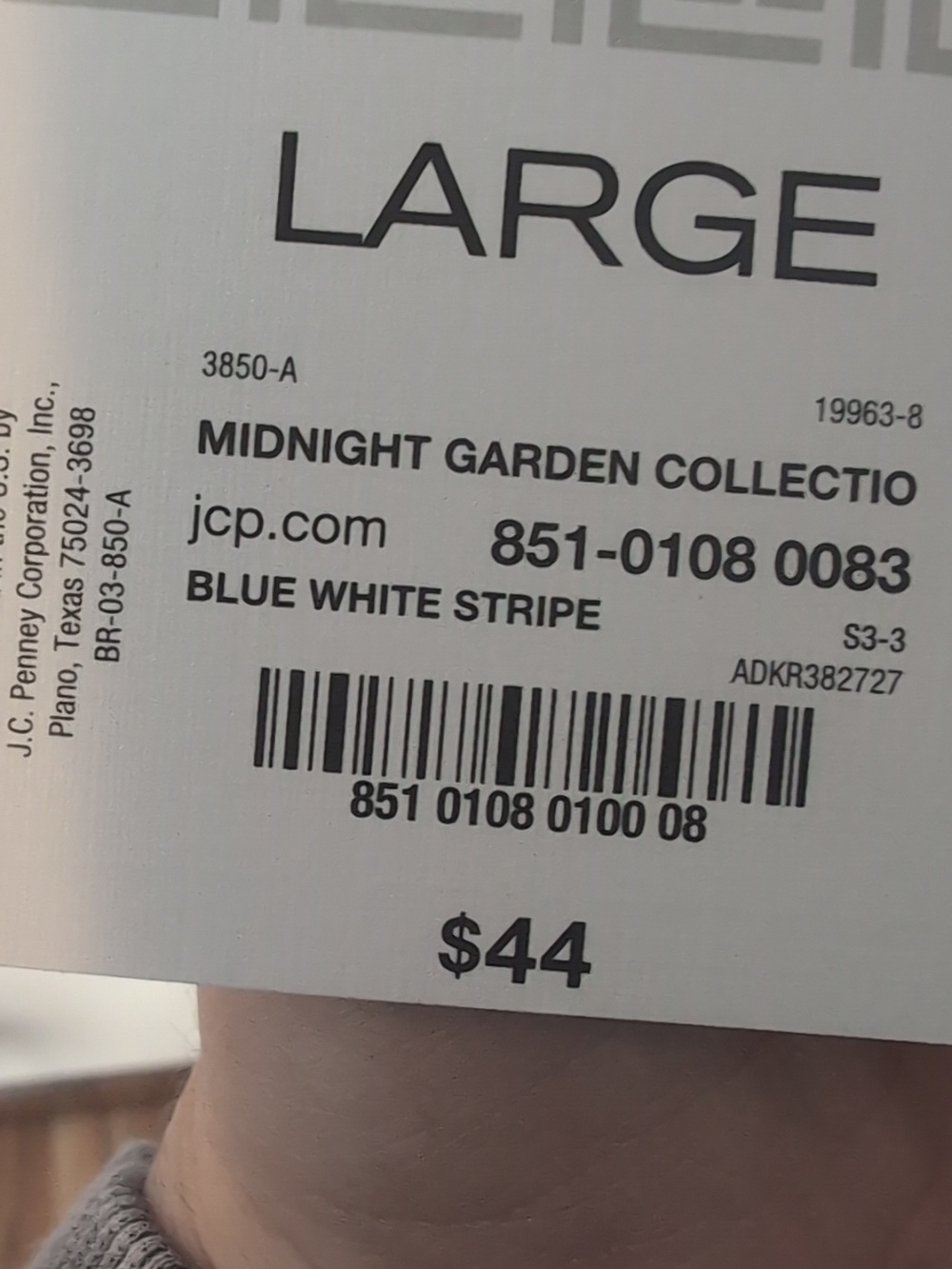 Liz Clairborne Midnight Garden Collection Striped Blouse - Picture 6 of 8
